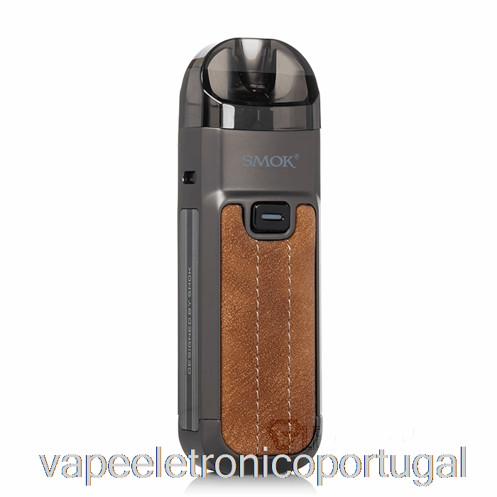 Vape Eletrônico Smok Nord 5 80w Pod System Couro Marrom